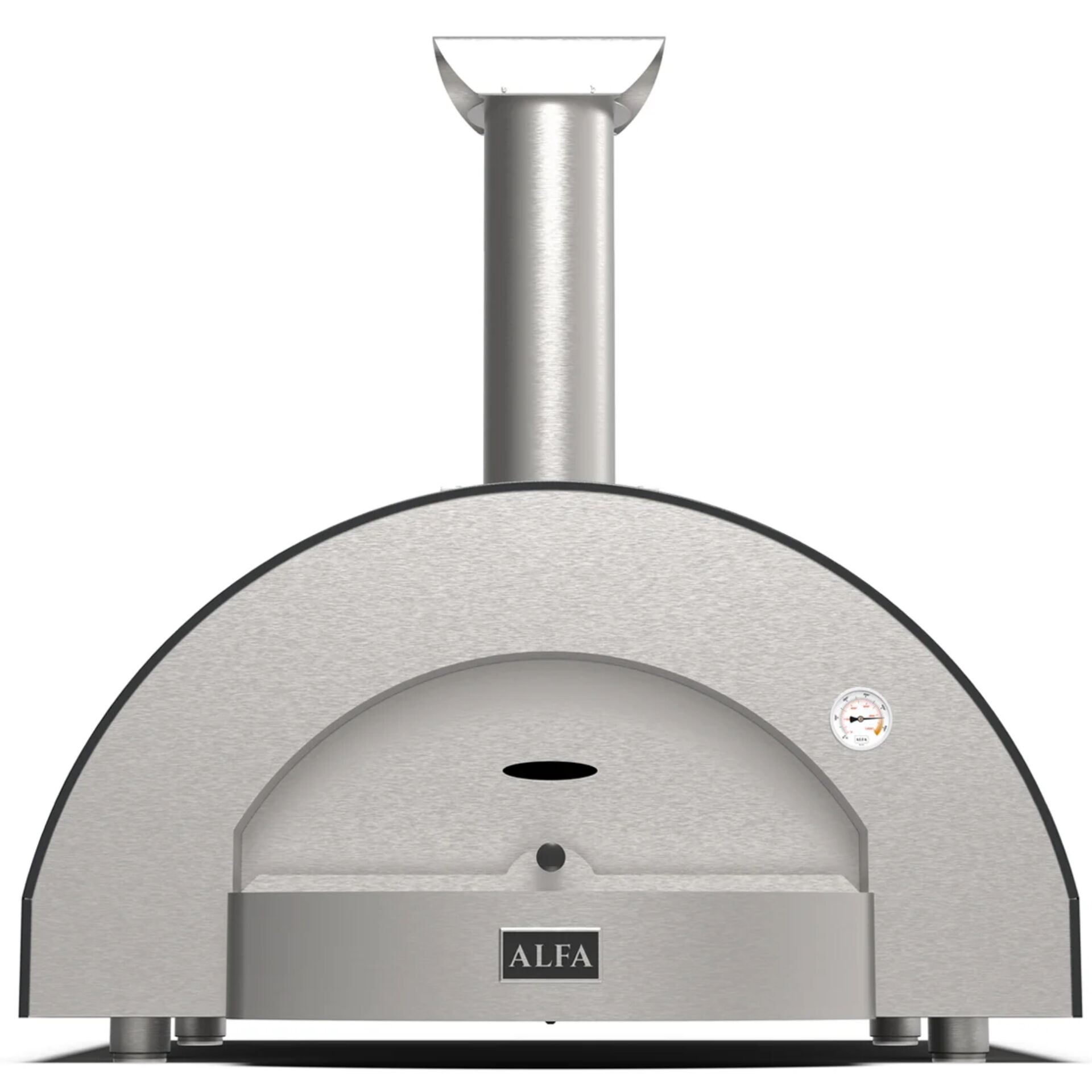 Alfa Forni Classico 4 Pizze Hybrid Schiefer gris