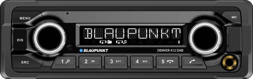 Blaupunkt DENVER 412 DAB radio del coche incl. mando a distancia,