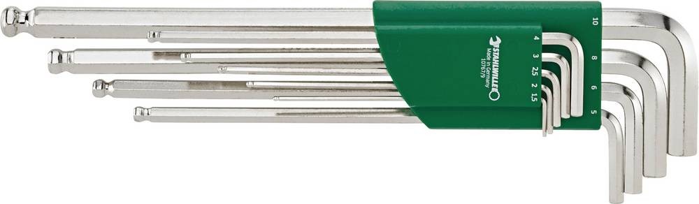 Stahlwille 10767/9 SATZ KUGELKOPF-WINKELSCHRAUBENDREHER SECHSKANT