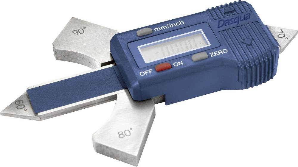 Dasqua 8530-1005 Digitales Schweißnahtmessgerät 60, 0 - 90, 20°, mm