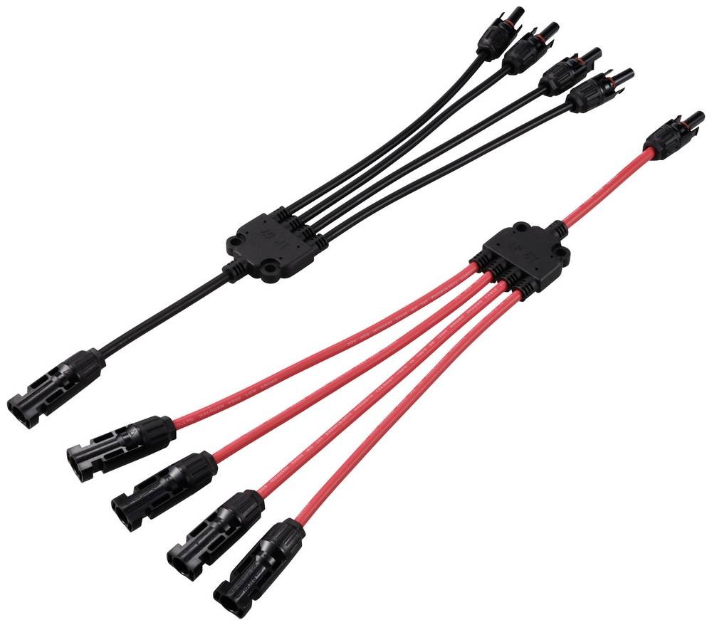 TRU COMPONENTS TC-12195724 Solar-Splitter 4mm² 30A Kabellänge 46cm
