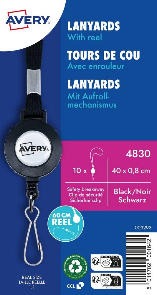 Avery-Zweckform 4830 Textilband (L x B) 440mm x 10mm 10St.