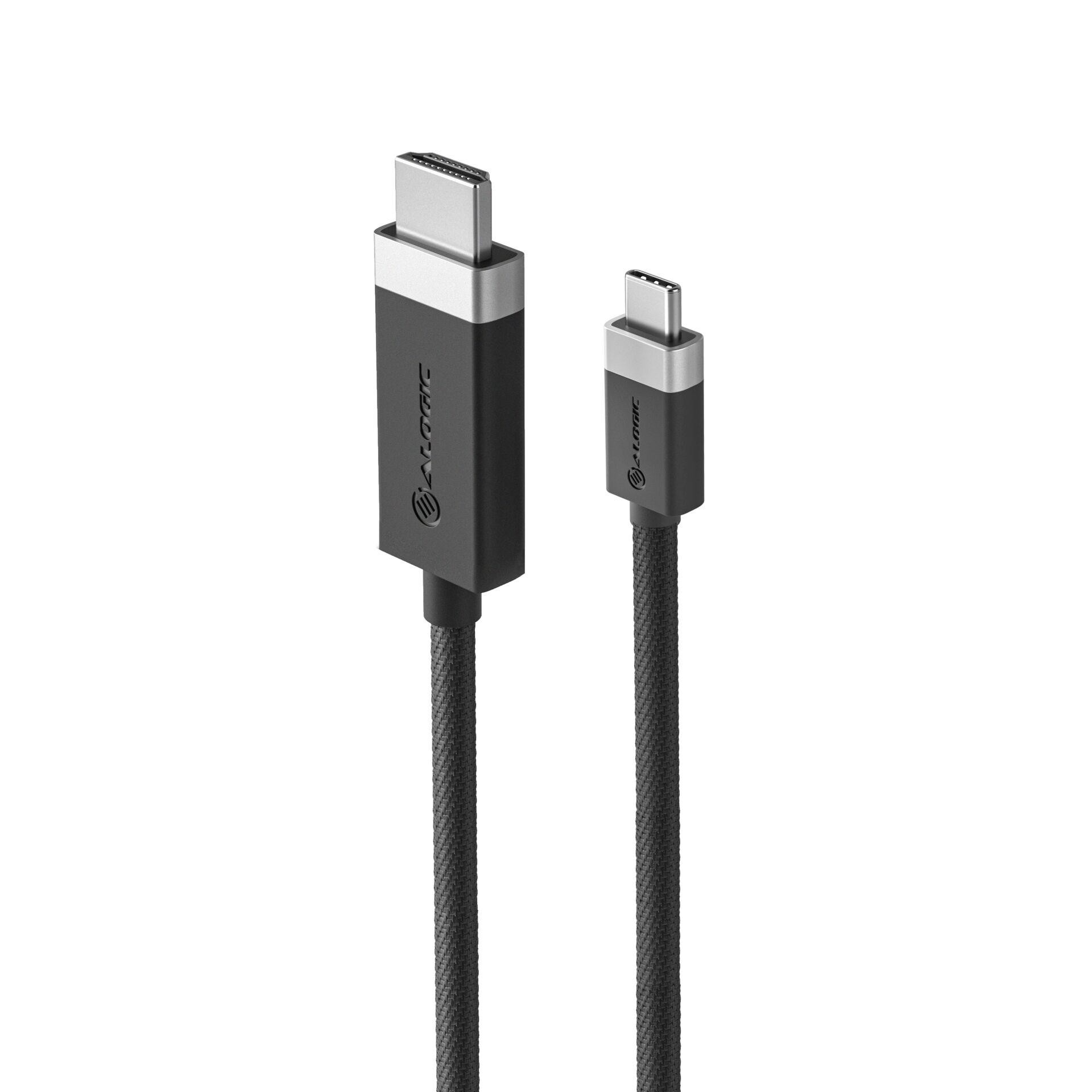 Alogic DisplayPort Fusion Kabel 4K DPort -> HDMI M/M 2m grau
