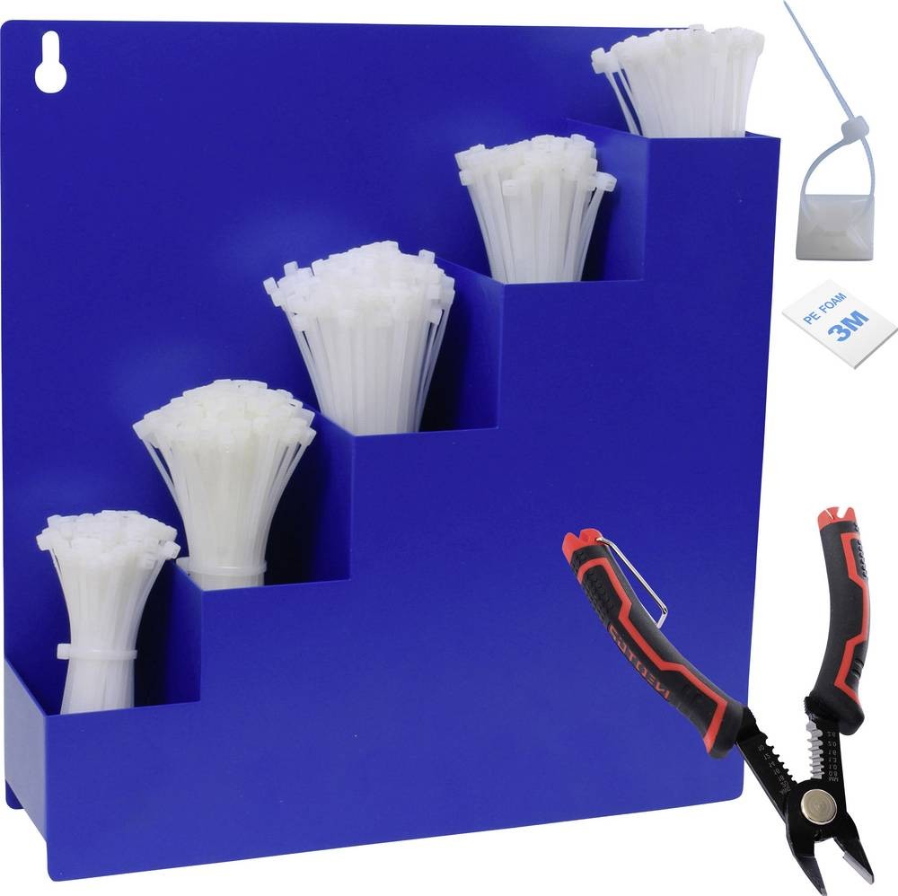Quadrios 24CA457 24CA457 Kabelbinder-Sortiment 100 mm, 150 mm, 200 mm,