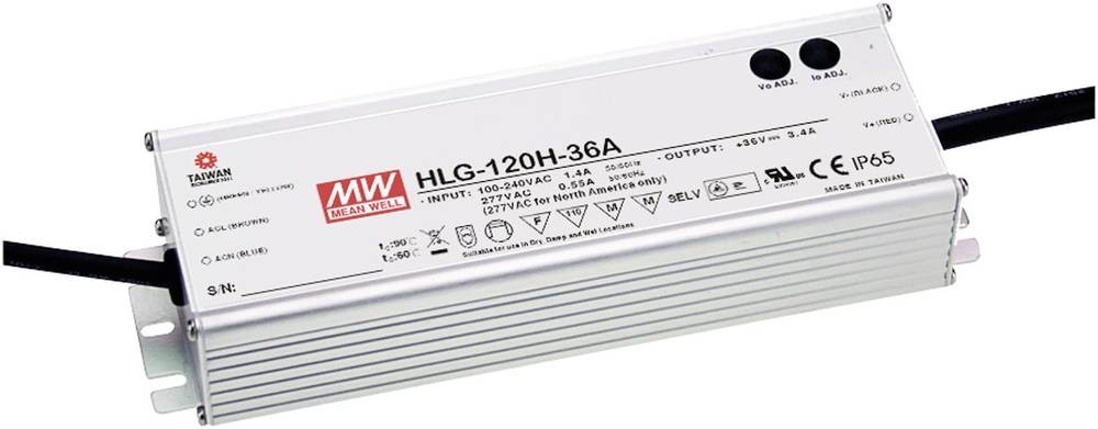 Mean Well MW HLG-120H-12A LED-Treiber, LED-Trafo Konstantspannung,