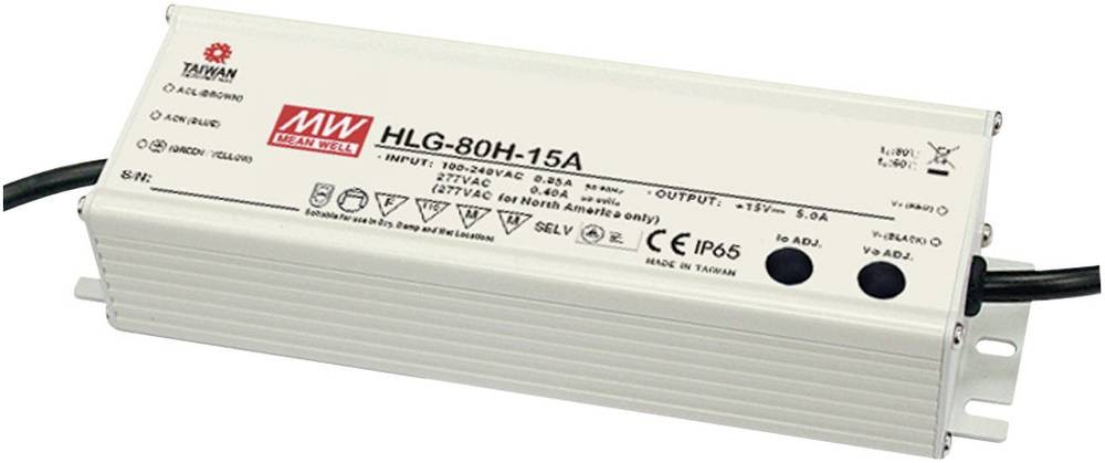 Mean Well MW HLG-80H-12A LED-Treiber, LED-Trafo Konstantspannung,