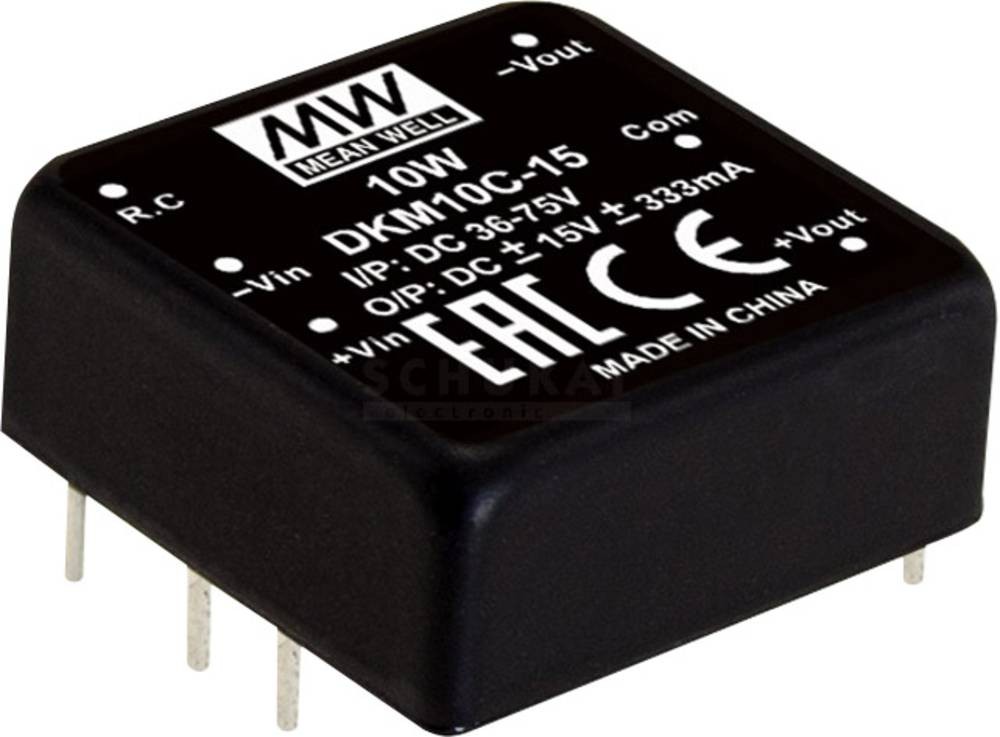 MEAN WELL DKM10C-05 DC/DC-Wandlermodul 1A 10W Anzahl Ausgänge: 2 x