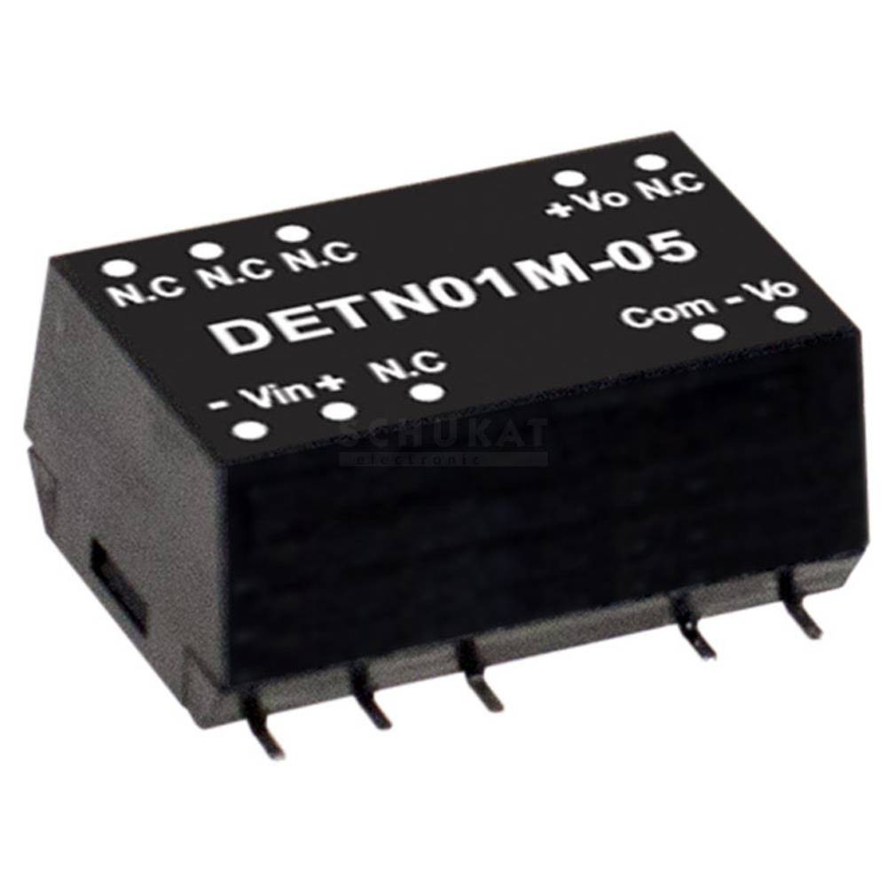 MEAN WELL DETN01N-12 DC/DC-Wandlermodul 42mA 1W Anzahl Ausgänge: 2 x