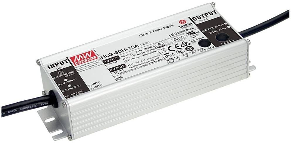 MEAN WELL MW HLG-60H-24AB LED-Treiber Konstantspannung 60W 1.5 - 2.5A
