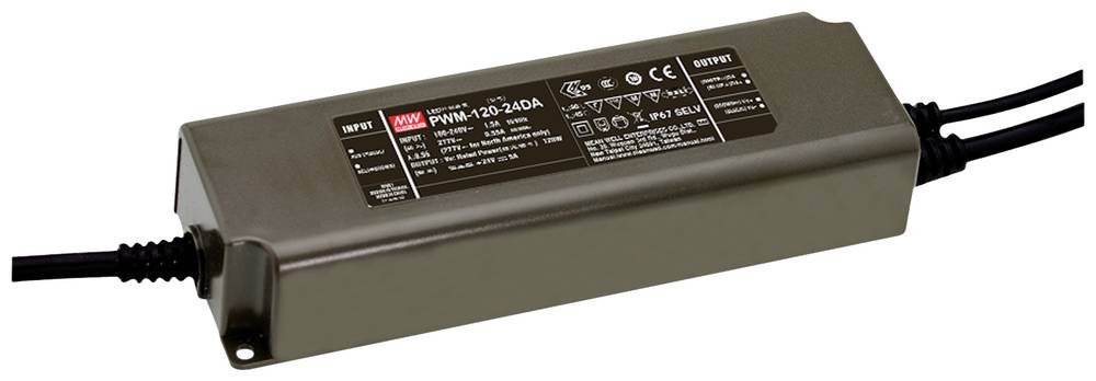 MEAN WELL PWM-120-24DA2 LED-Treiber 120W 5A 24V 1 pc(s)