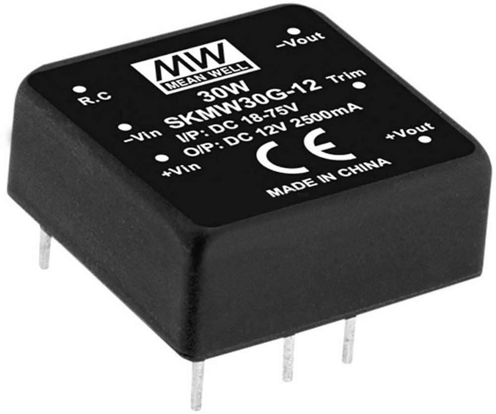 MEAN WELL SKMW30F-03 power adapter/inverter 30 W - MEAN WELL SKMW30F-
