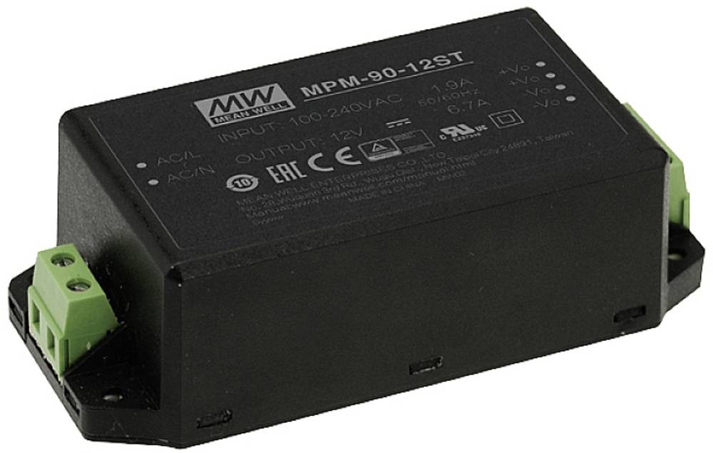 MEAN WELL MPM-90-12ST adaptateur de puissance & onduleur Intérieure