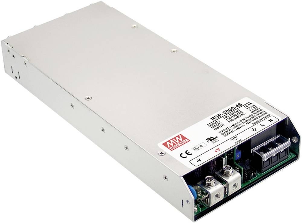 MEAN WELL RSP-2000-48 power supply unit 2016 W 1U Metallic - MEAN