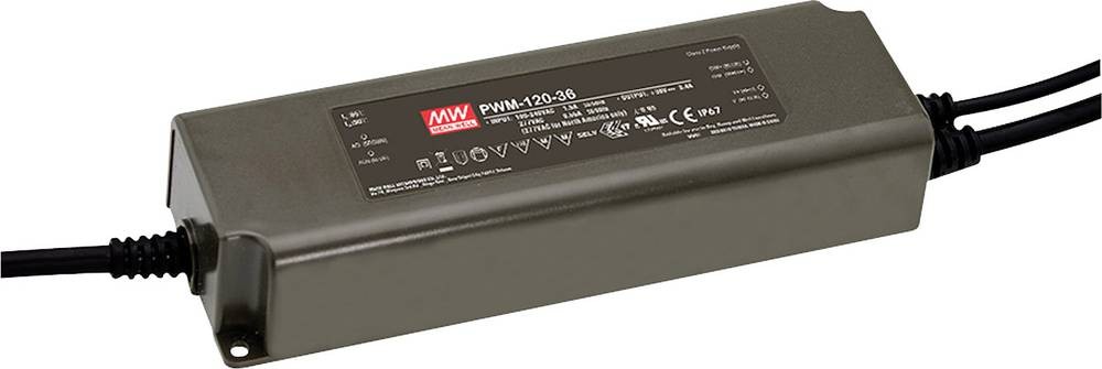 MEAN WELL PWM-120-24 adaptador e inversor de corriente Universal 120