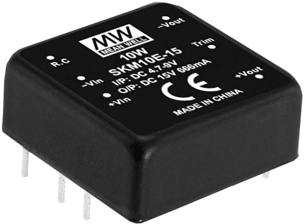 MEAN WELL SKM10C-15 power adapter/inverter 10 W - MEAN WELL SKM10C-15,