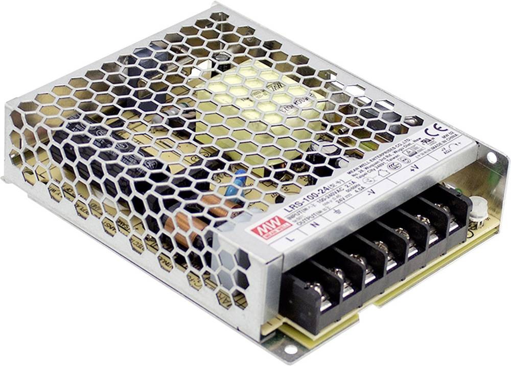 MEAN WELL LRS-100-15 power supply unit 100 W Metallic - MEAN WELL LRS-