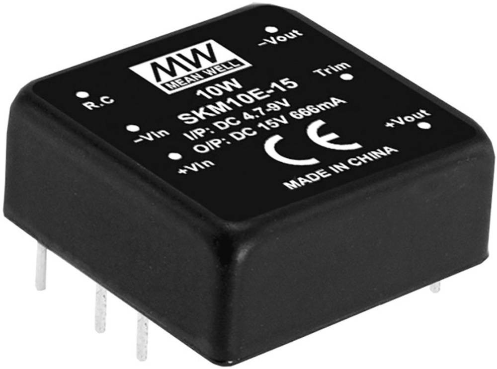 MEAN WELL SKM10B-15 power adapter/inverter 10 W - MEAN WELL SKM10B-15,