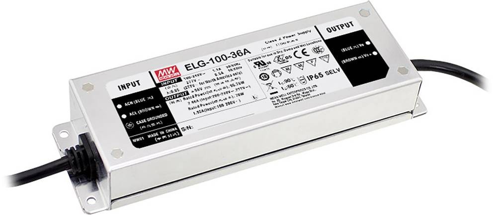 MEAN WELL ELG-100-24AB-3Y LED-Treiber Konstantspannung 96W 2 - 4A 21.