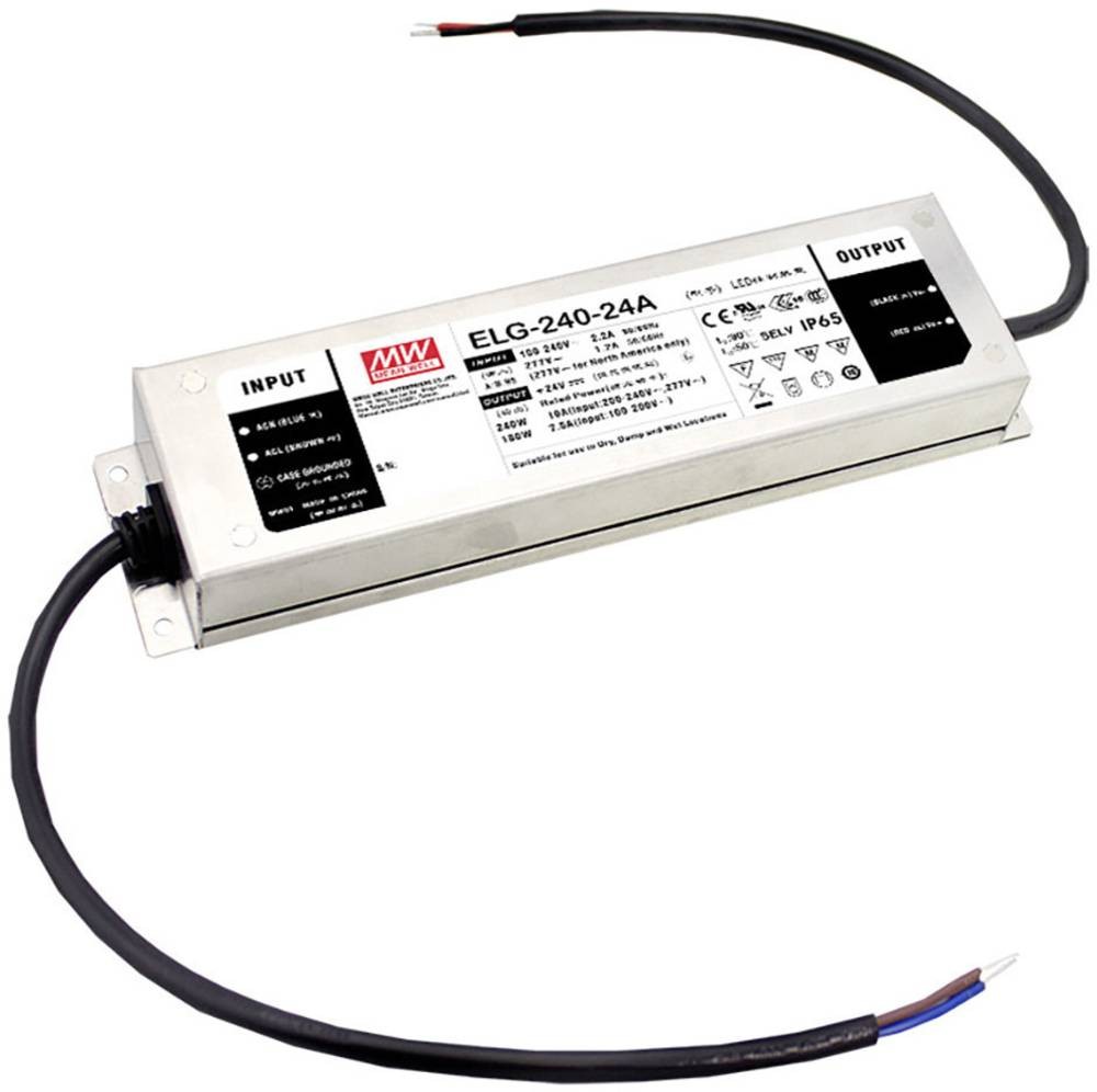 MEAN WELL ELG-240-24AB-3Y LED-Treiber Konstantspannung 240W 5 - 10A