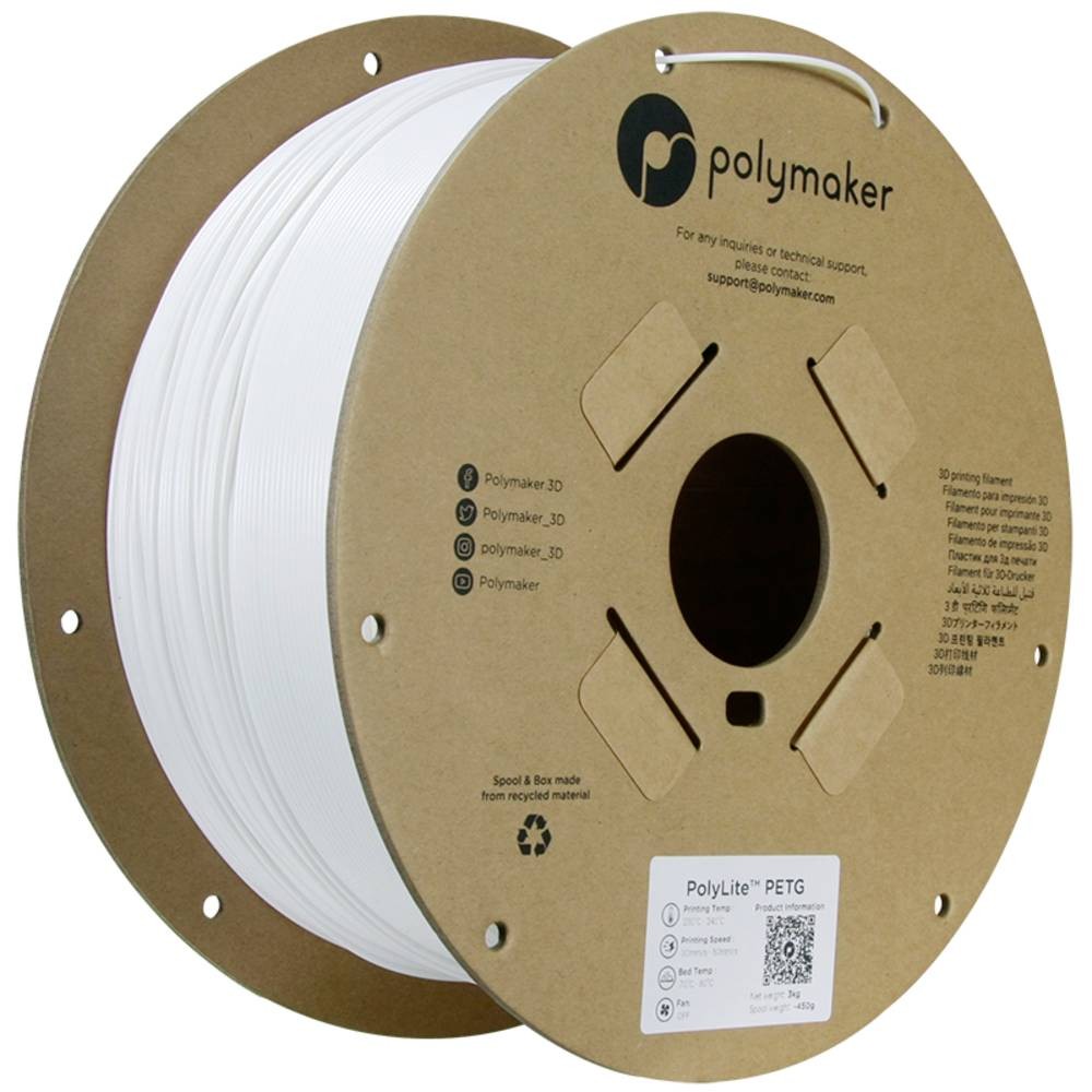 Polymaker PB01052 Filament PETG hitzebeständig, hohe Zugfestigkeit 1.