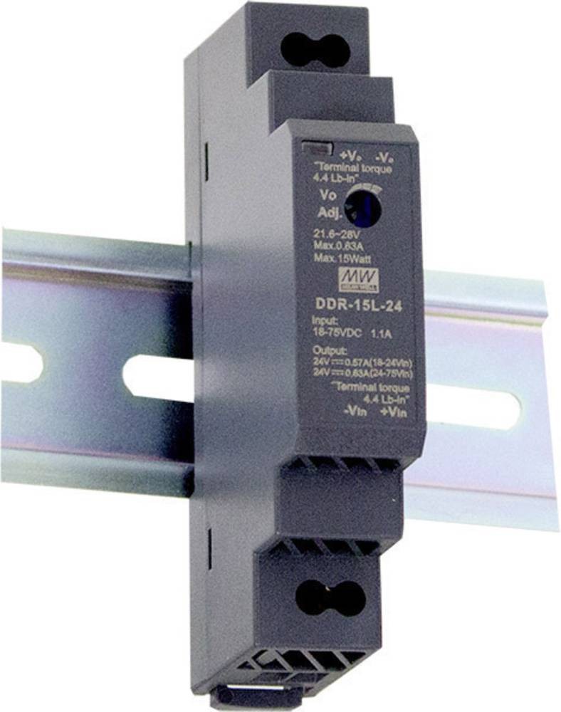 MEAN WELL DDR-15G-15 adaptador e inversor de corriente 15 W - MEAN