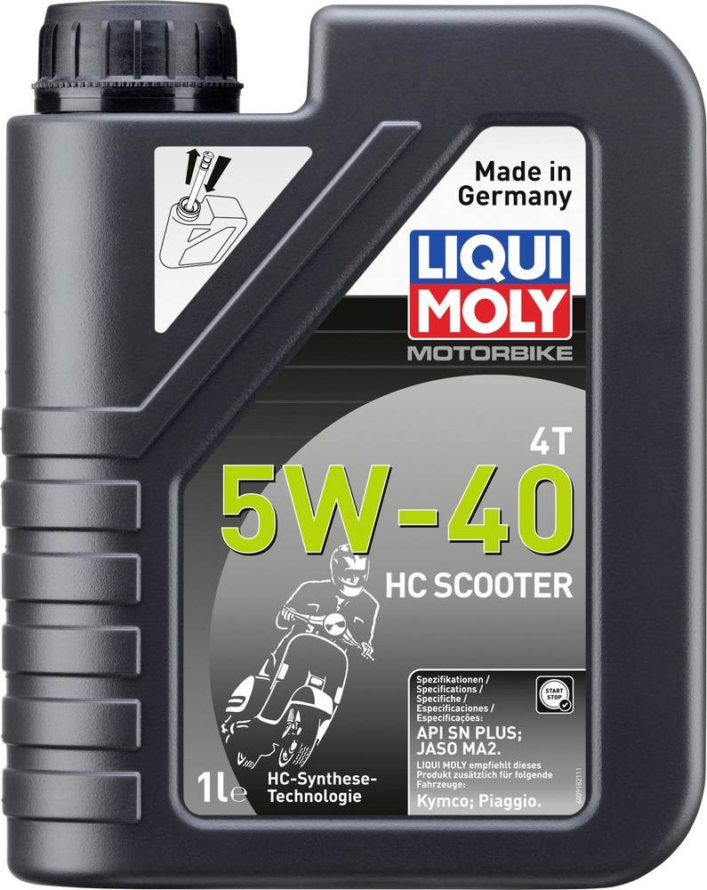 Liqui Moly Motorbike 4T 5W-40 HC Scooter 20829 Motoröl 1l