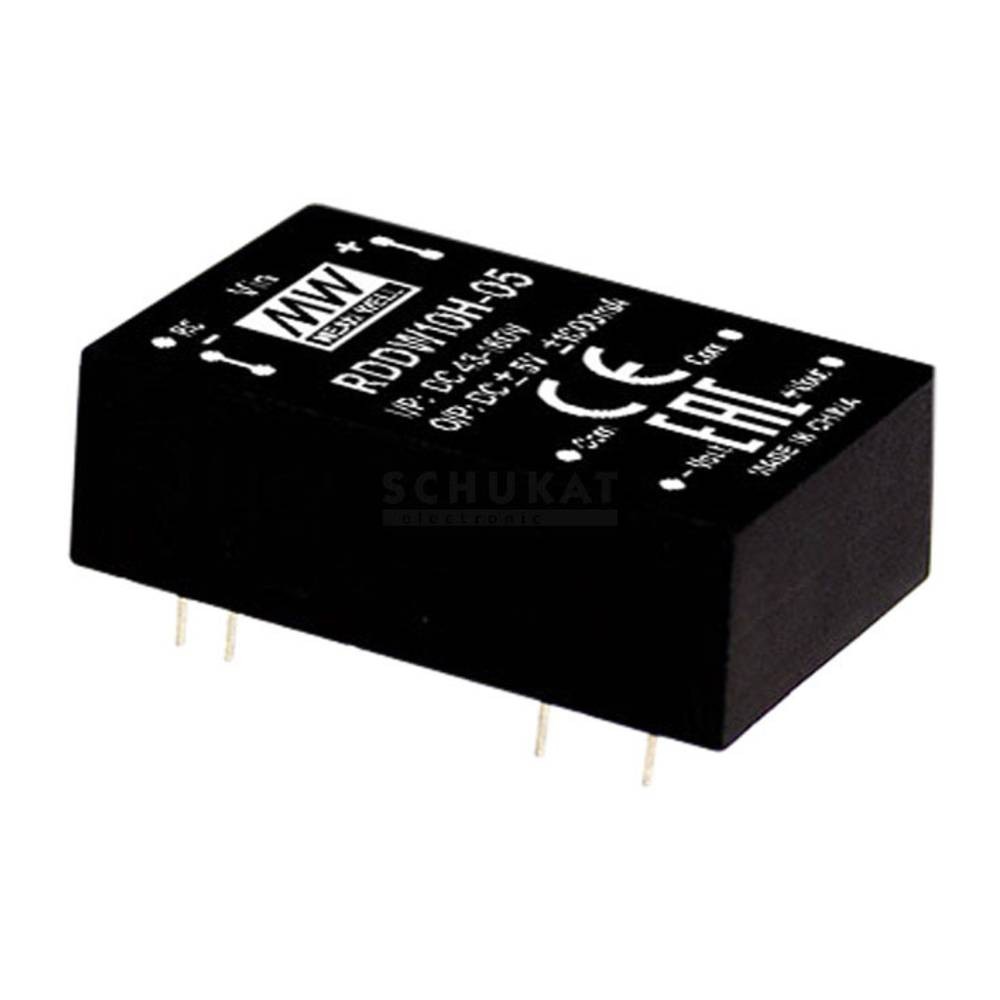 MEAN WELL RDDW10H-05 DC/DC-Wandler 1A 10W Anzahl Ausgänge: 2 x