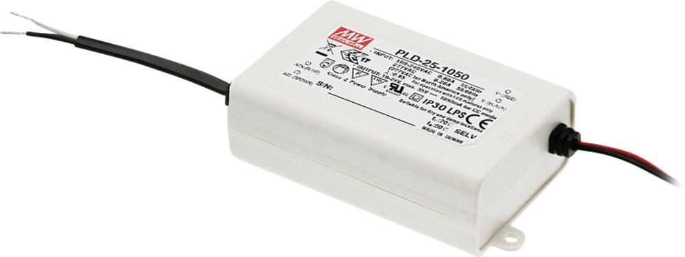 MEAN WELL PLD-25-700 power adapter/inverter Indoor 25 W White - MEAN