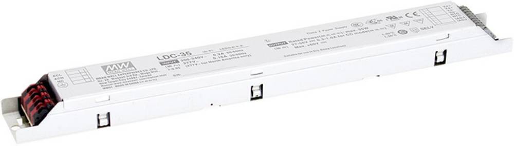 MEAN WELL MW LDC-35B LED-Treiber Konstantleistung 35W 300 - 1000mA 27