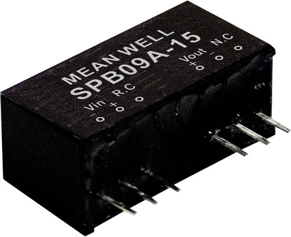 MEAN WELL SPB09A-15 power adapter/inverter 9 W - MEAN WELL SPB09A-15,
