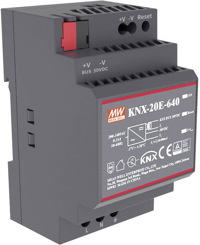 MEAN WELL KNX-20E-640 Hutschienen-Netzteil (DIN-Rail) 30 V/DC 640 mA