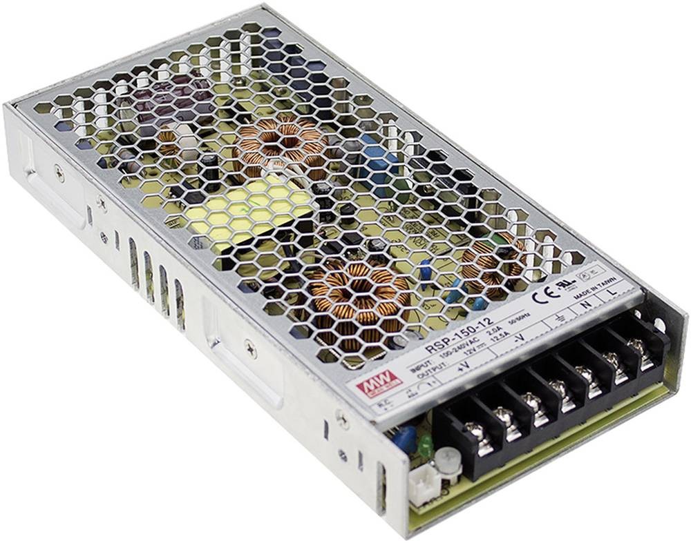 MEAN WELL RSP-150-12 power supply unit 150 W 1U Metallic - MEAN WELL