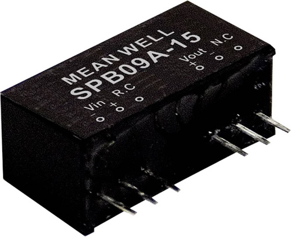 MEAN WELL SPB09A-12 power adapter/inverter 9 W - MEAN WELL SPB09A-12,