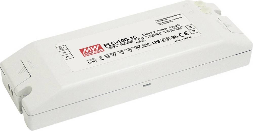 MW Mean Well PLC-100-24 LED-Treiber, LED-Trafo Konstantspannung,