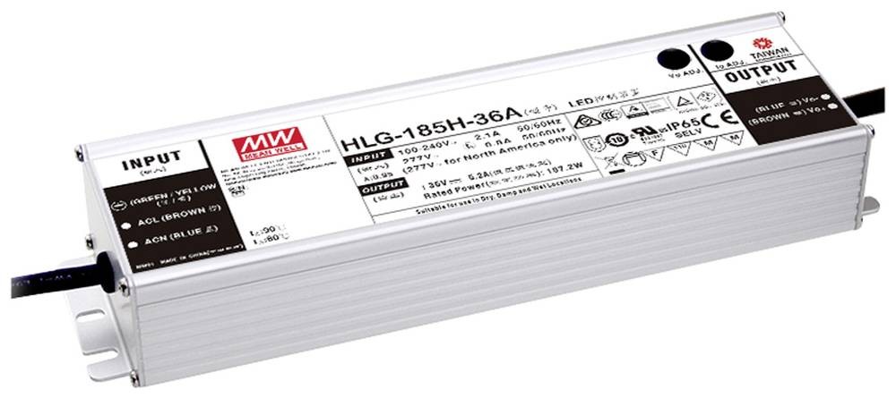 MEAN WELL MW HLG-185H-24AB LED-Treiber Konstantspannung 187.2W 3.9 -
