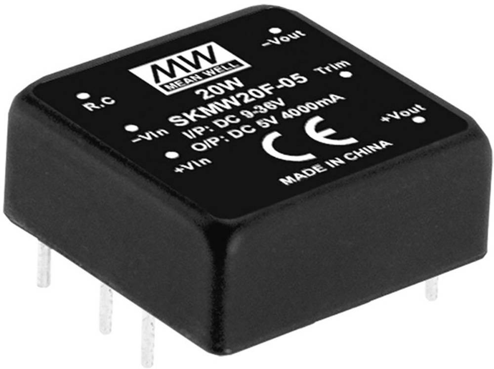 MEAN WELL SKMW20F-03 power adapter/inverter 20 W - MEAN WELL SKMW20F-