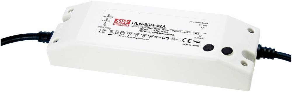 Mean Well MW HLN-80H-24A LED-Treiber, LED-Trafo Konstantspannung,