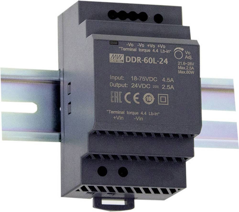 MEAN WELL DDR-60G-15 power adapter/inverter 60 W - MEAN WELL DDR-60G-