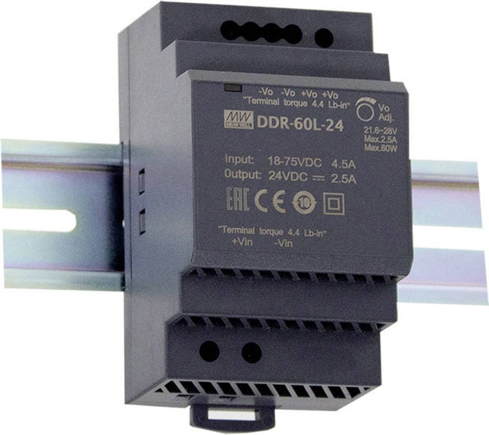 MEAN WELL DDR-60G-12 adaptateur de puissance & onduleur 60 W - MEAN