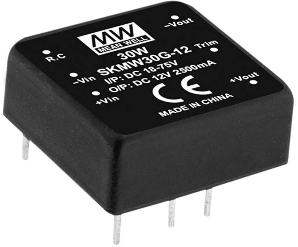 MEAN WELL SKMW30G-12 power adapter/inverter 30 W - MEAN WELL SKMW30G-