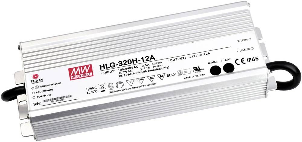 Mean Well MW HLG-320H-42A LED-Treiber, LED-Trafo Konstantspannung,