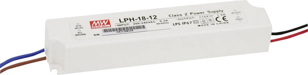 Mean Well LPH-18-36 LED-Treiber Konstantspannung 18W 0 - 0.5A 36 V/DC