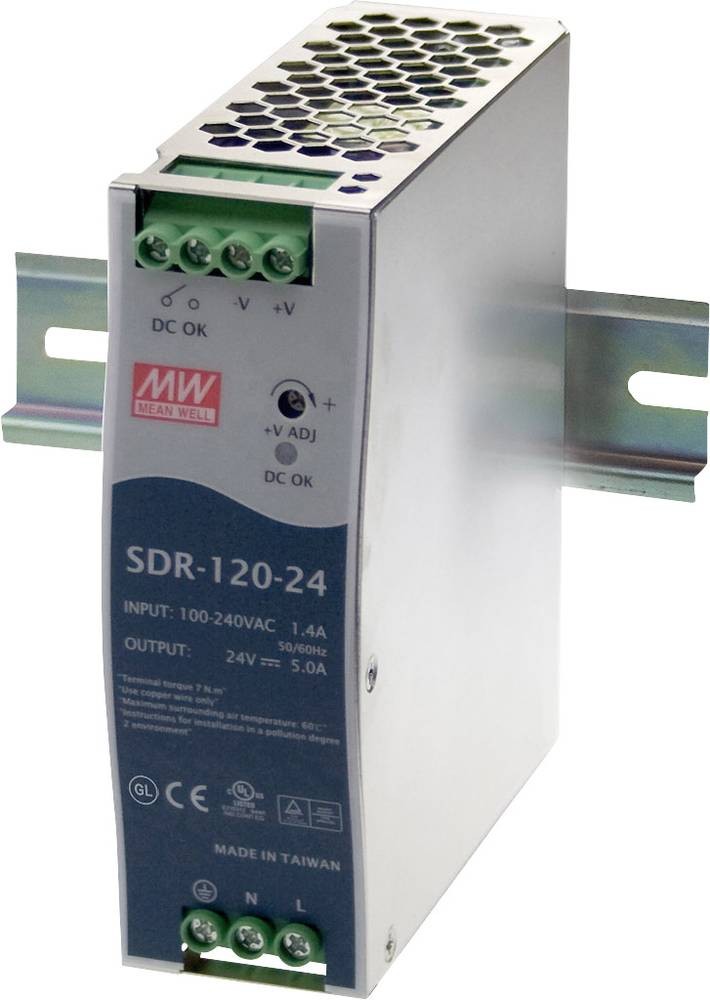 MEAN WELL SDR-120-48 Hutschienen-home charger (DIN-Rail) 48 V/DC 2.5