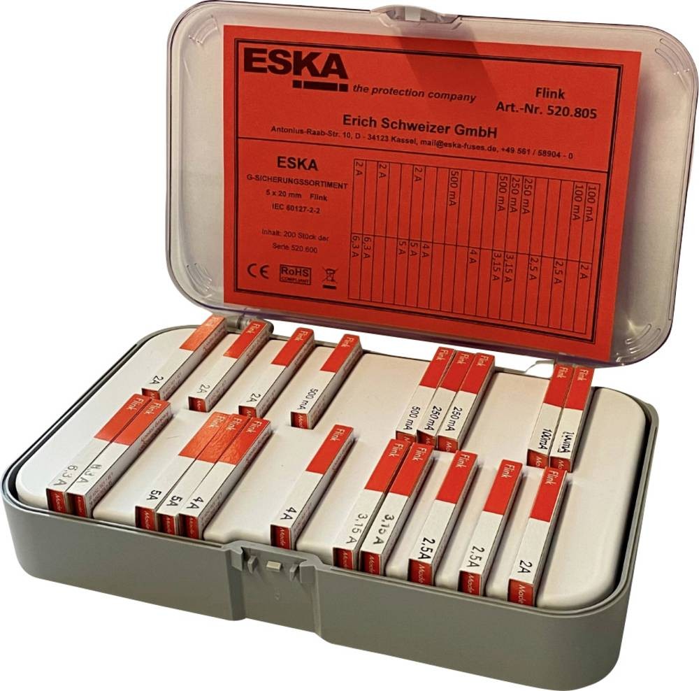 ESKA 520805 Sicherungs-Sortiment Inhalt 200St.
