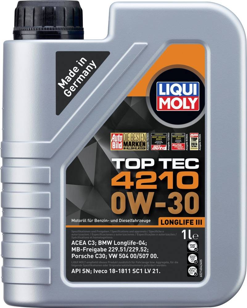 Liqui Moly Top Tec 4210 0W-30 21604 Motoröl 1l