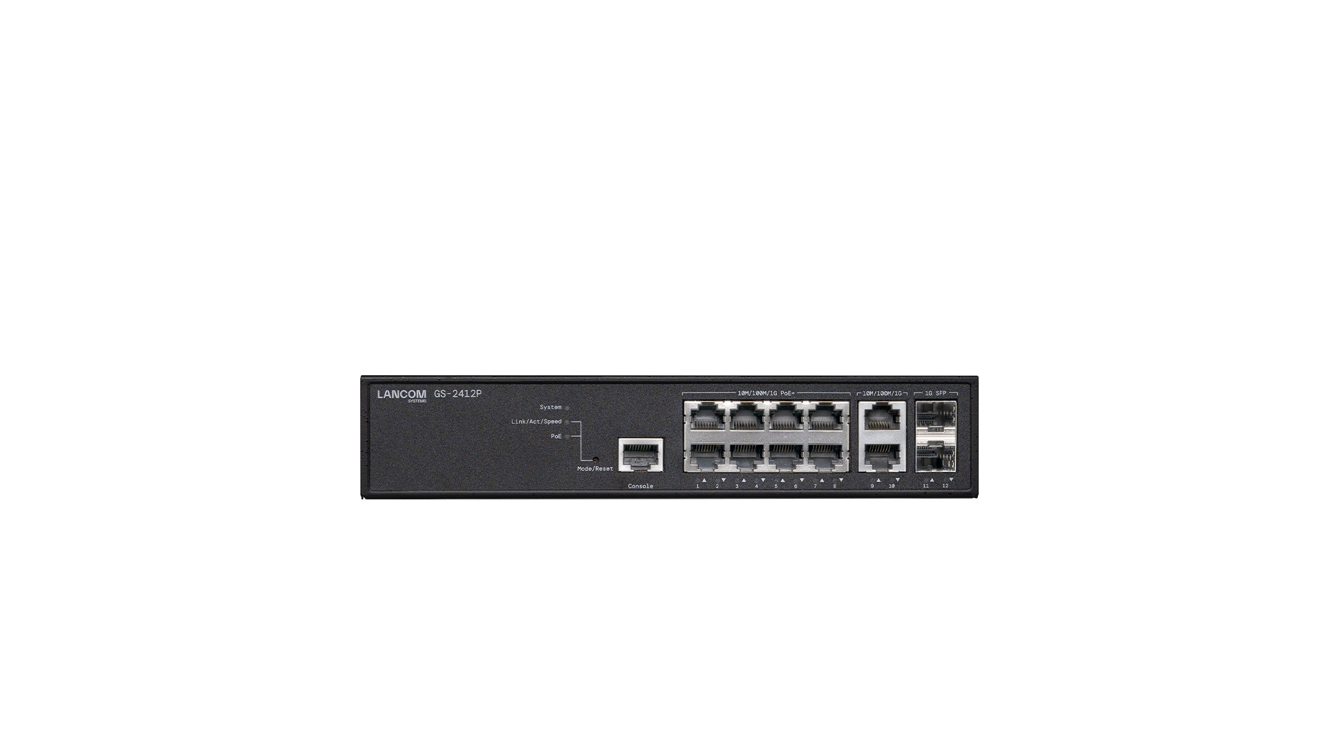 GS-2412P Managed L2+ Gigabit Ethernet (10/100/1000) Power over