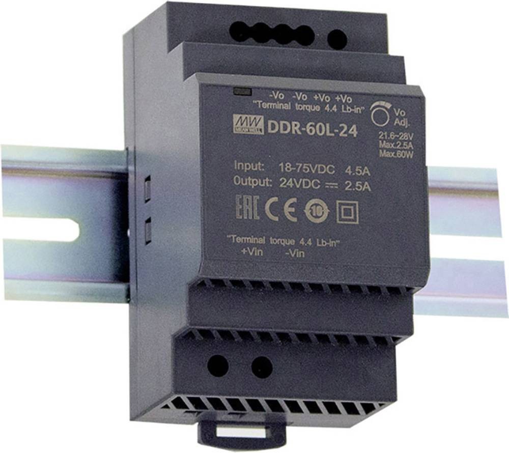 MEAN WELL DDR-60L-24 adaptateur de puissance & onduleur 60 W - MEAN