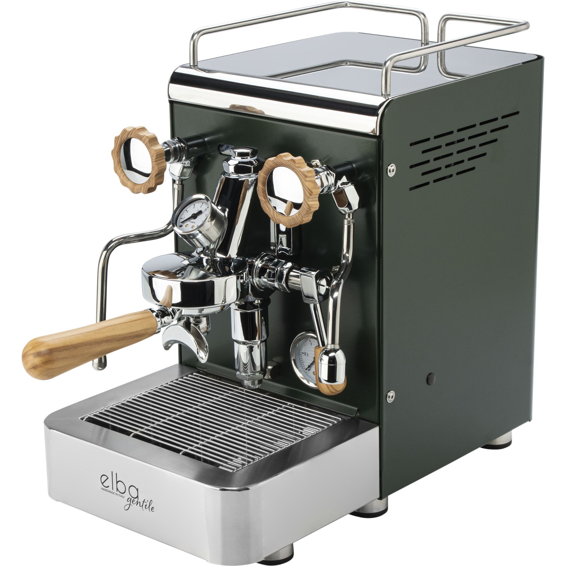 Elba Gentile tannengrün RAL6009 Siebträgermaschine