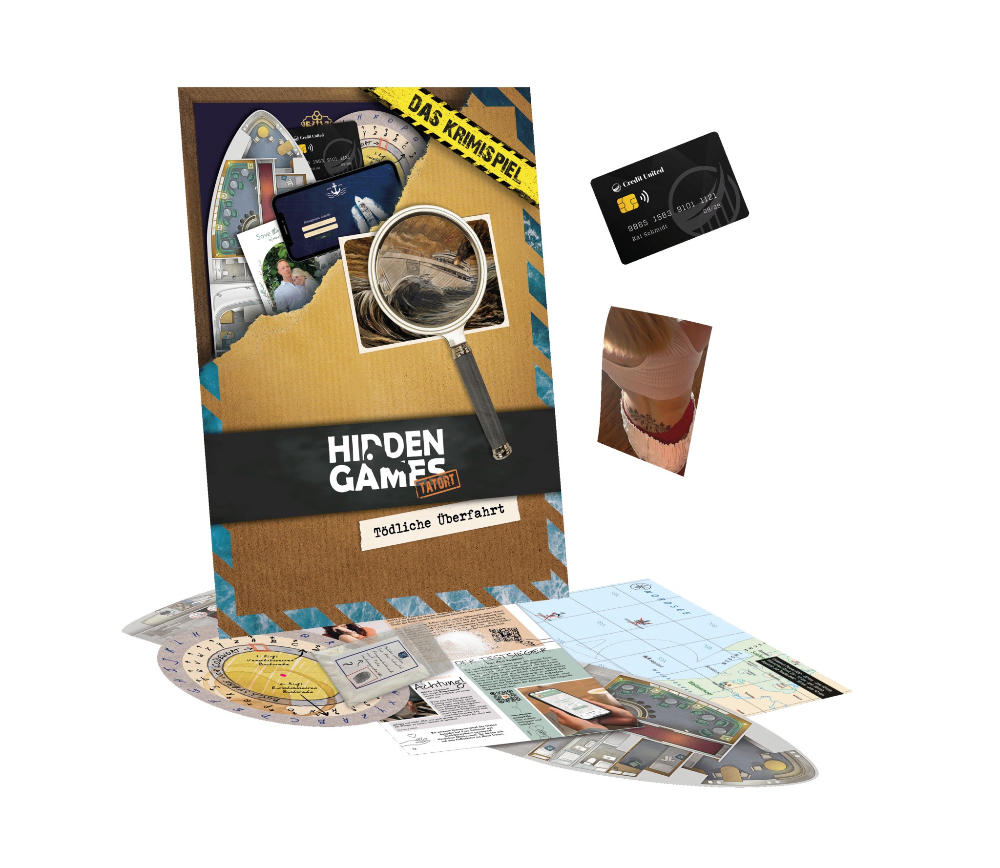 Hidden Games HGAK09TU board/card game Detective - Hidden Games