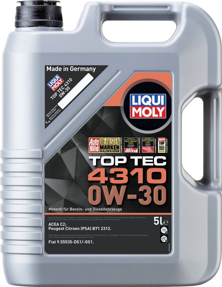 Liqui Moly Top Tec 4310 0W-30 3736 Motoröl 5l